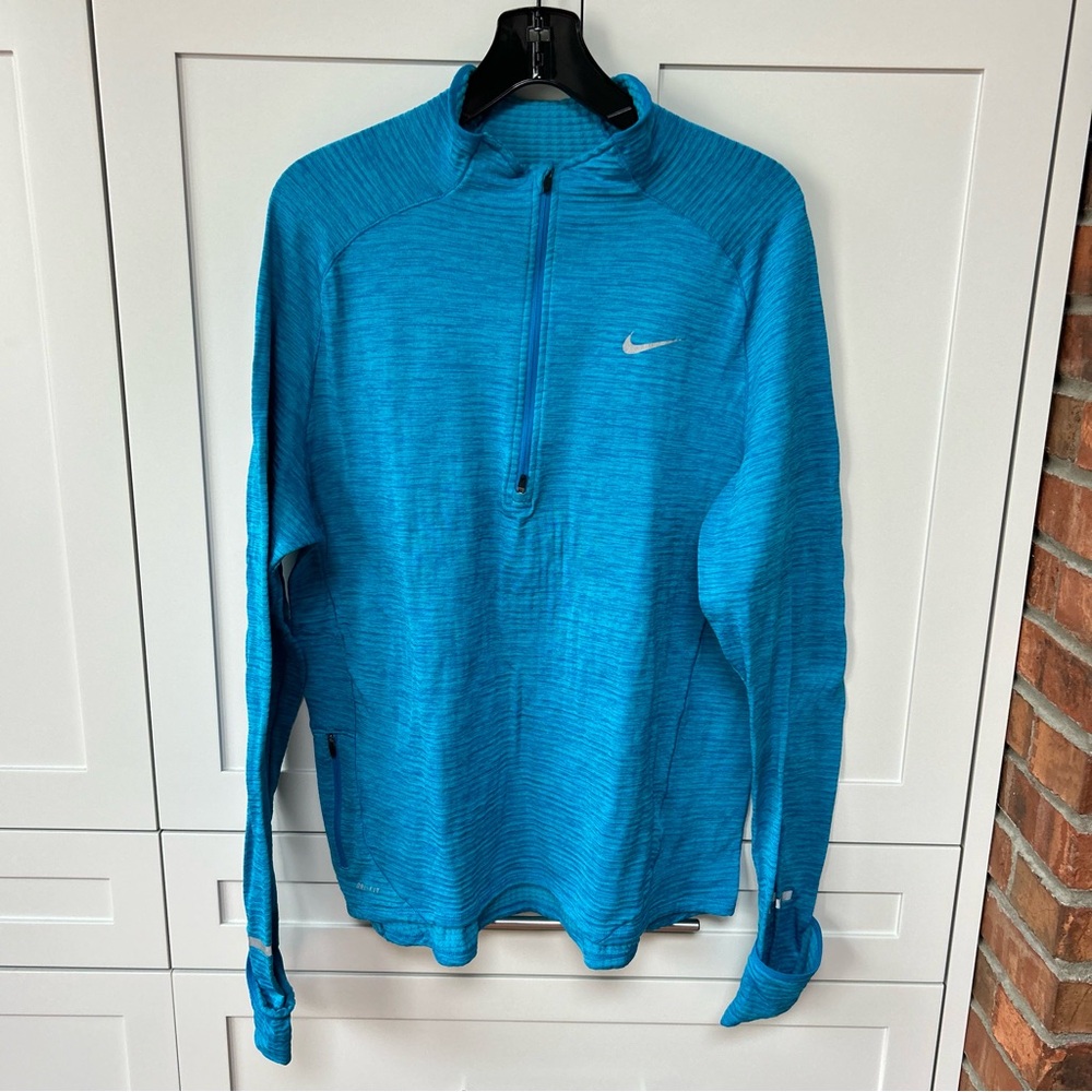 Men’s Blue Nike Dri Fit Quarter Zip